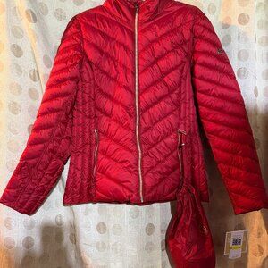 NWT MK Women's Reversible Hooded Jacket Size M